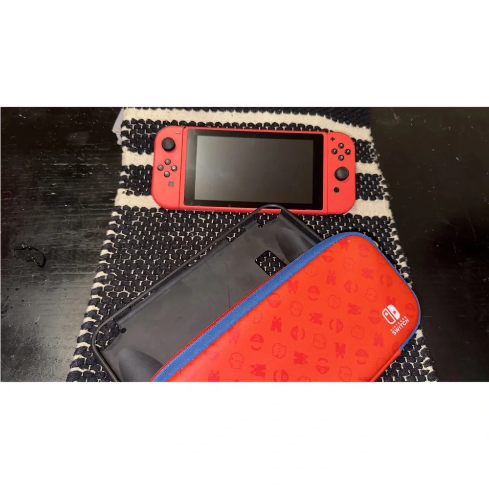 Nintendo Switch Handheld Console Red Joy-Con - Mario Red & Blue